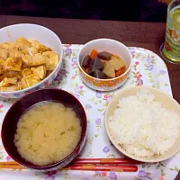 Snapdishの料理写真:肉豆腐ごはん|ぴょんさん