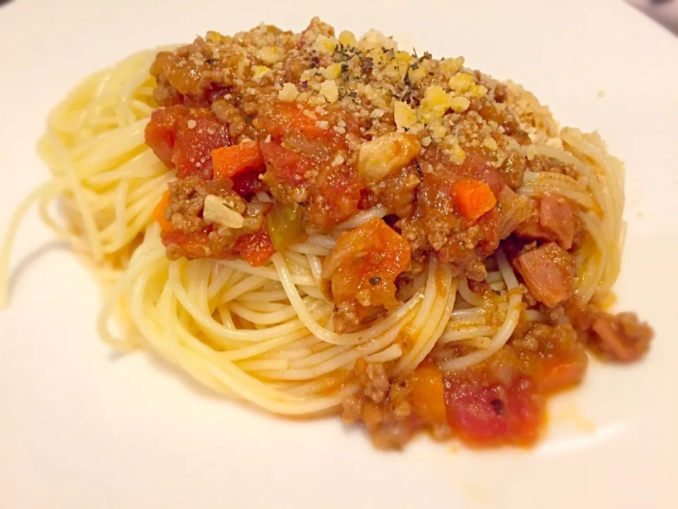 Snapdishの料理写真:Bolognese Angel's Hair|Angelaさん