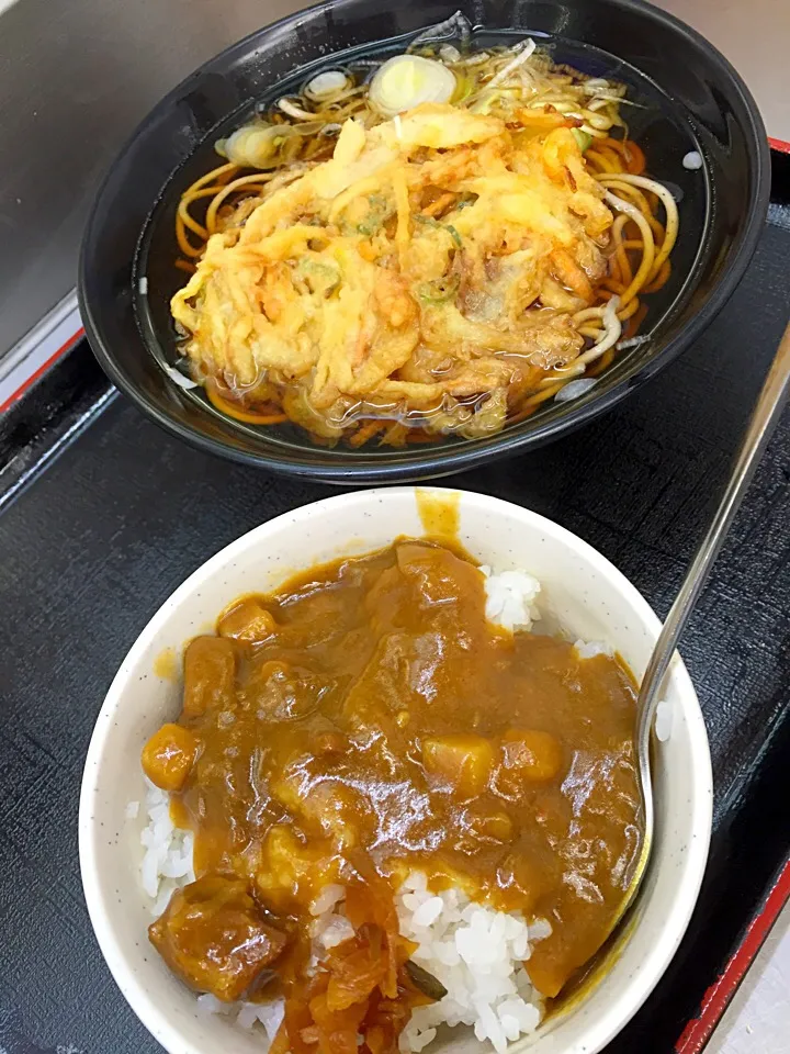 ミニカレーセット(かき揚げ)|T. Wonderさん