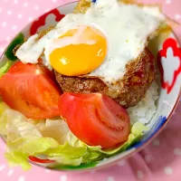 Snapdishの料理写真:ロコモコ丼|はるさん