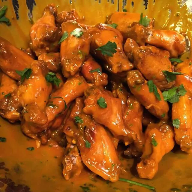 golden carolina style bbq honey wangs wings|CHUENCHAIさん