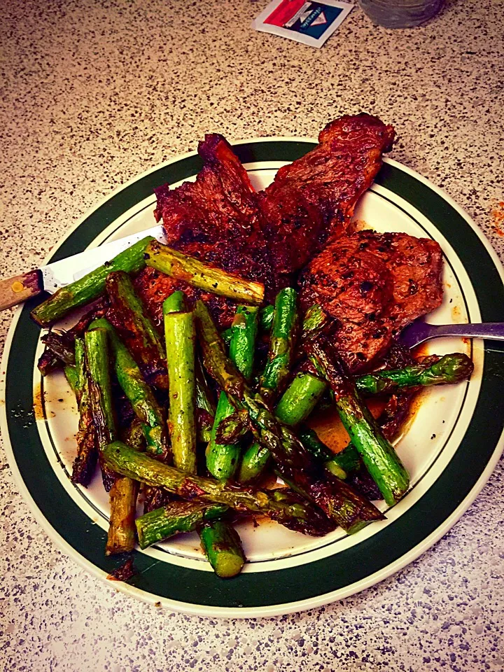 Steak n Asparagus|Collin Brownさん