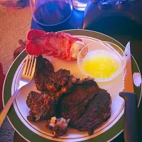 Steak n Lobster tail|Collin Brownさん