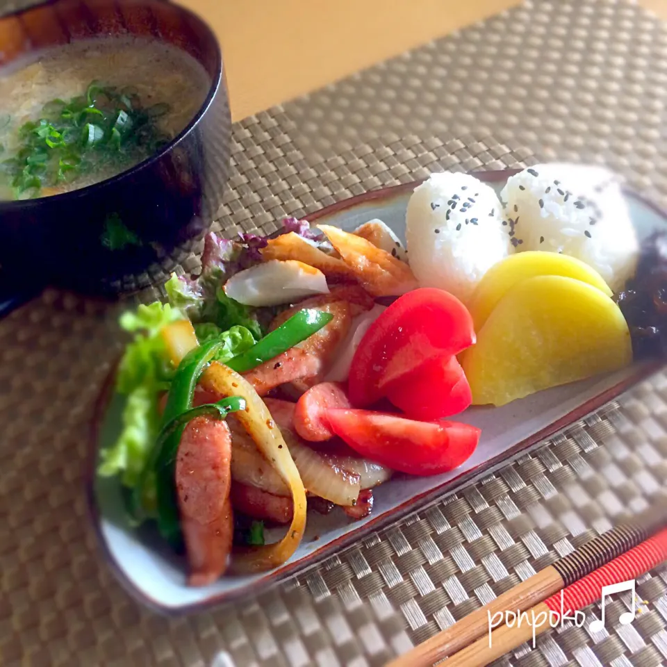 朝御飯|ポンポコたまこさん