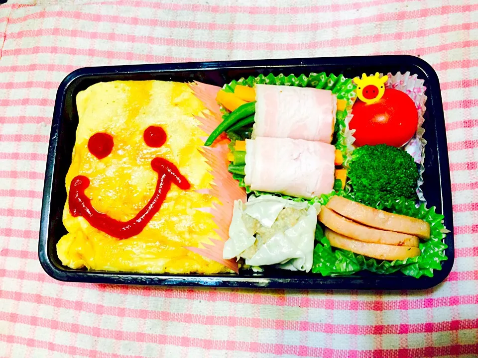 オムライスお弁当|さやちゃらさん