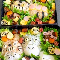 以前作ったトトロ弁当。|とらくろさん