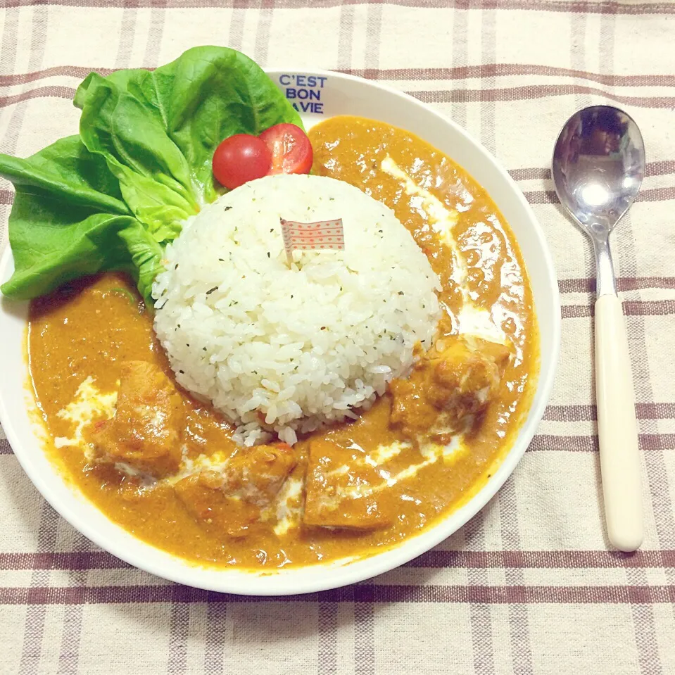 チキンバターカレー🍛💕|ゆかりごはんさん