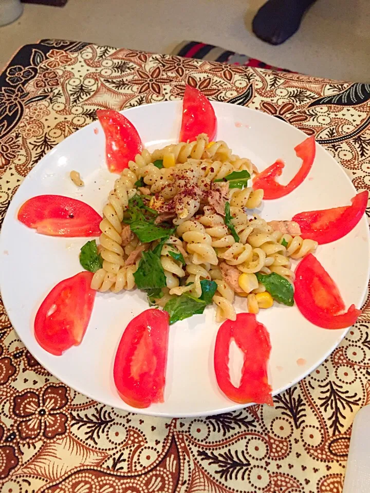 macaroni tuna salad - makarnalı ton Balıklı salata|KellyCoさん