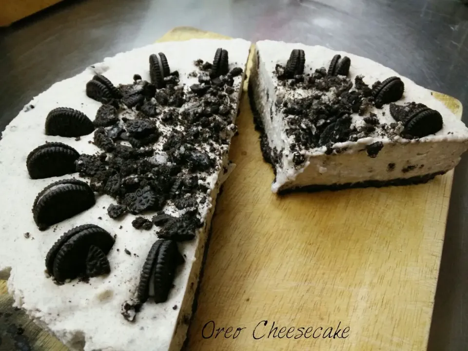 non bake Oreo Cheesecake#Home made|Hasri Muchasanah Hasan ILyasiさん