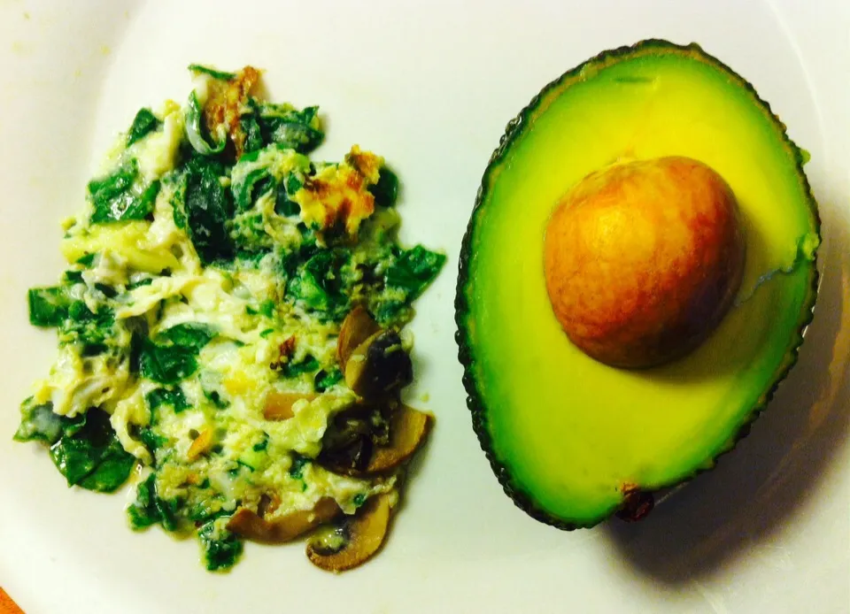 Mushroom spinach fry with avocado|Setsuさん