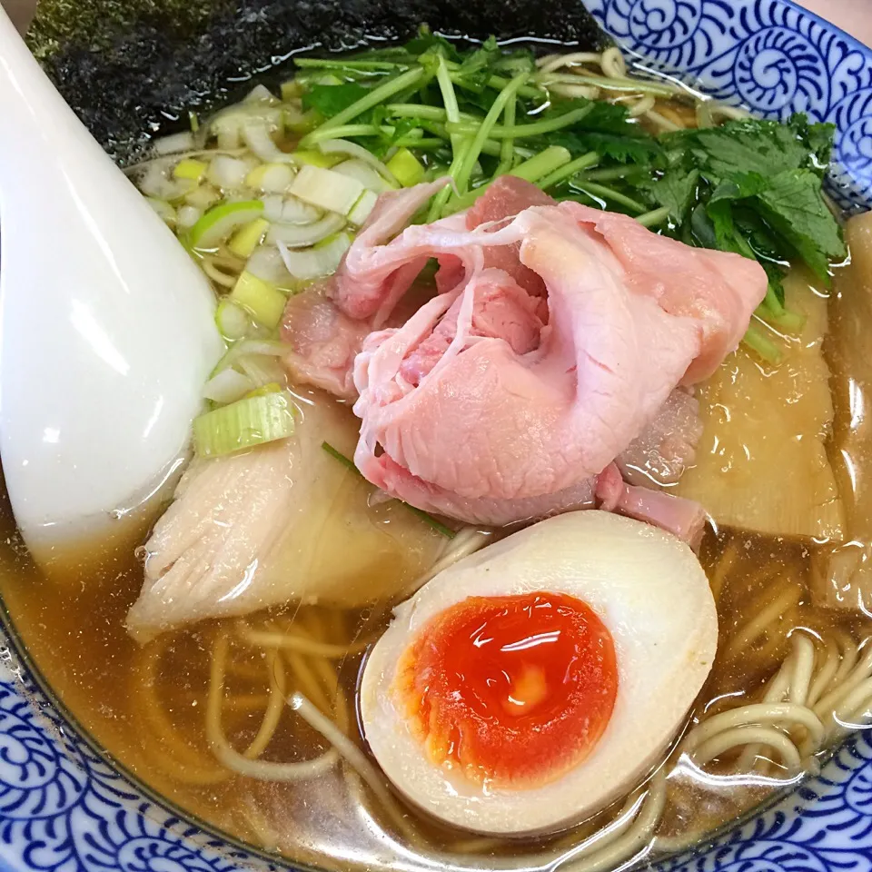 Snapdishの料理写真:煮干そば 白醤油|masaumeさん