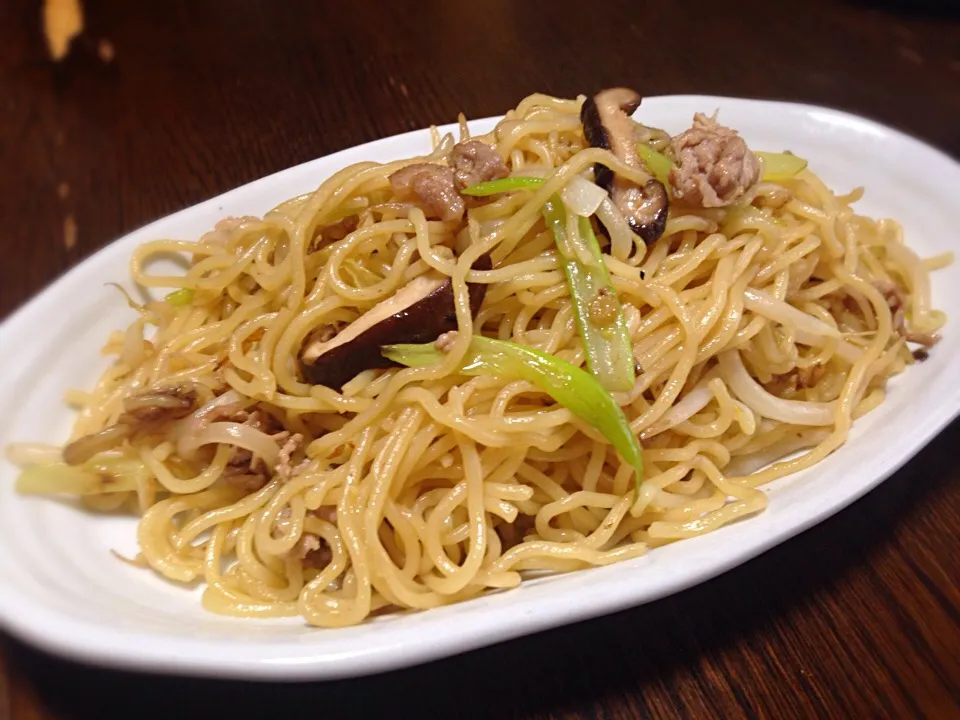 昼ごはん 上海風焼きそば|ぽんたさん