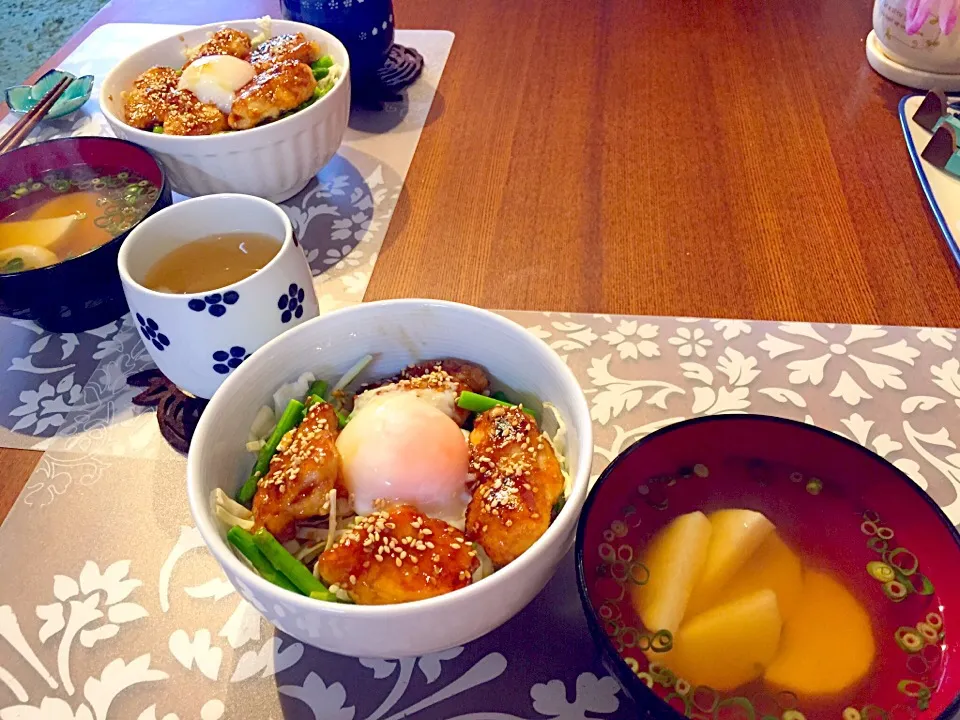 むね肉やわらか♡甘辛照り焼き丼(^-^)|Satoming* ੈ✩‧₊˚さん