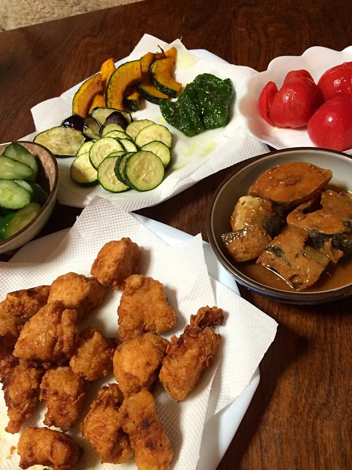 Snapdishの料理写真:4/11の晩ご飯。|hiroさん