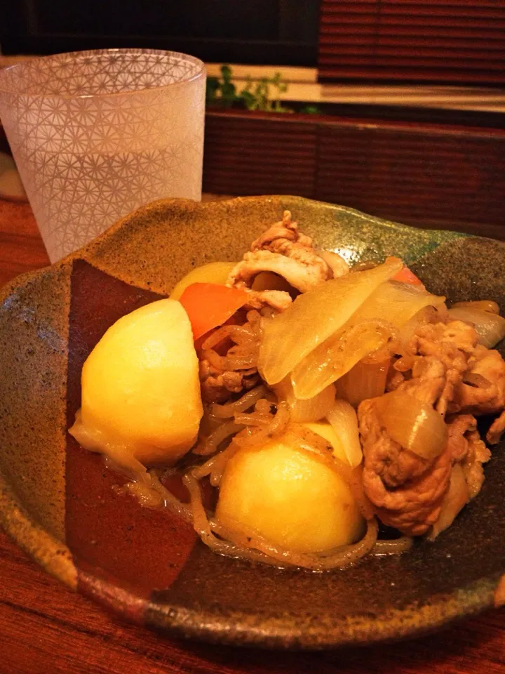 肉じゃが！豚肉と新じゃが新玉ねぎで🌸|サクラさん