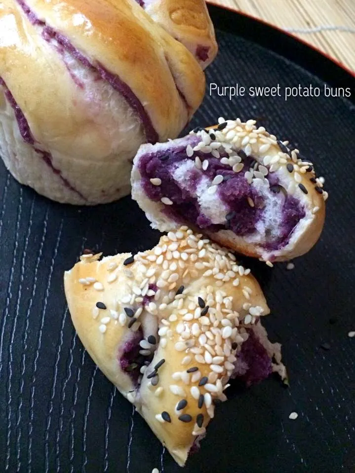 Purple sweet potato buns|Joyce See Tuさん