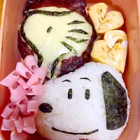 Snapdishの料理写真:スヌーピー弁当|ゆっこさん