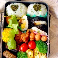 Snapdishの料理写真:旦那への愛情弁当|Chikako Ogawaさん