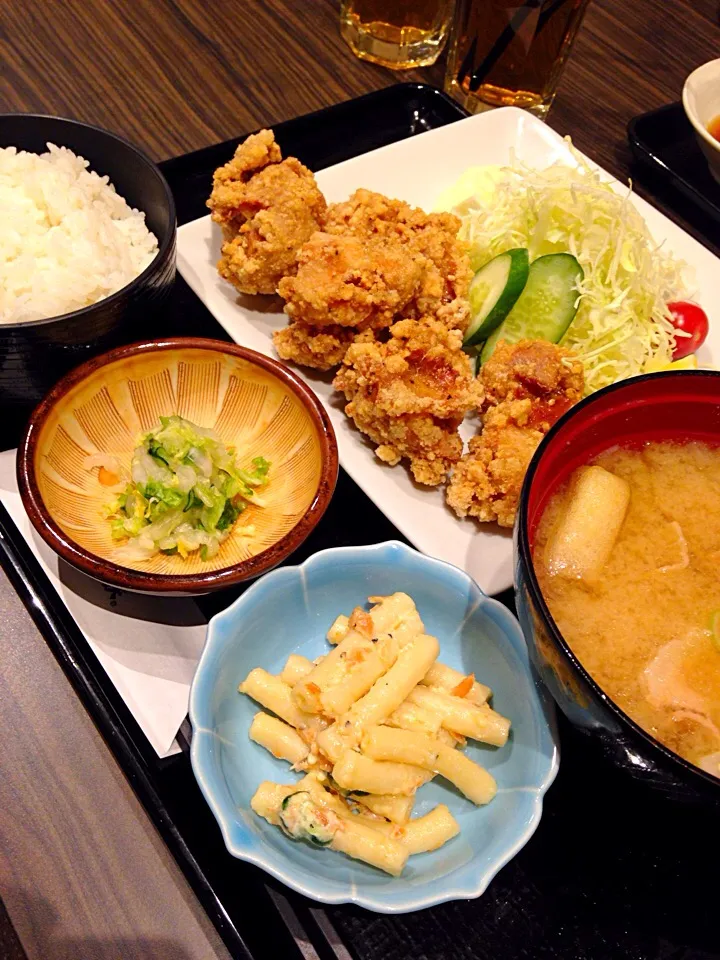 ザンギ定食@北の家族 武蔵浦和店|みっさんさん