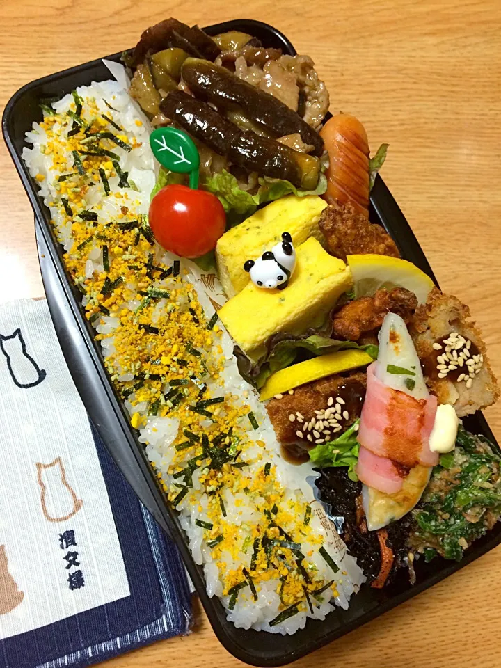 Snapdishの料理写真:旦那さんのお弁当|ゆ◎◯◎☆さん