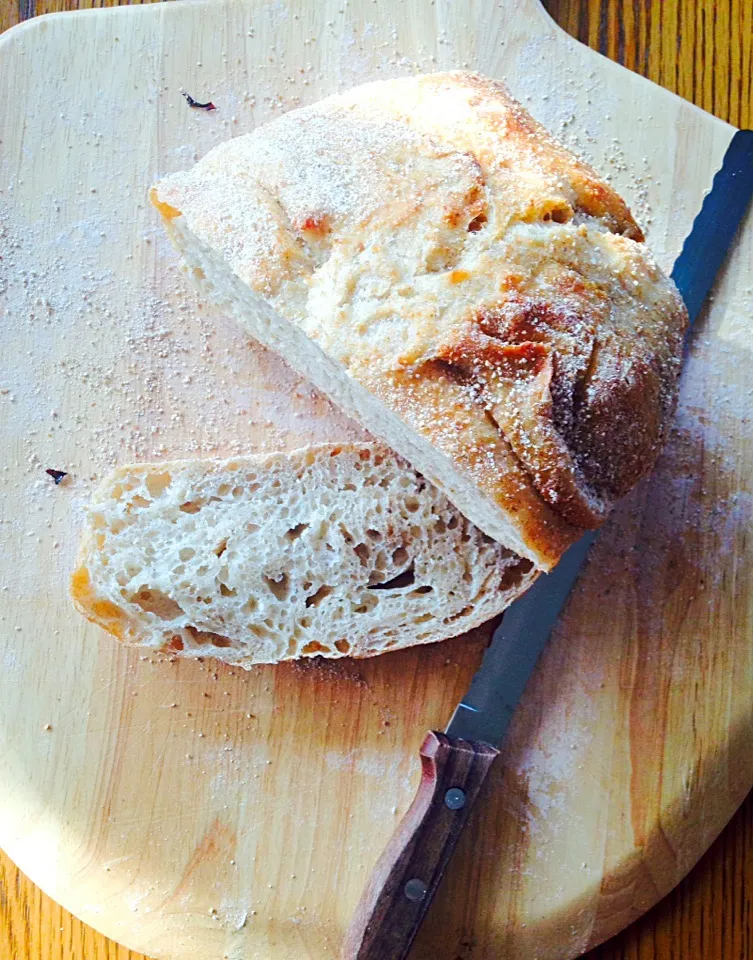 Snapdishの料理写真:No Knead Bread -long fermentation|Yuriさん