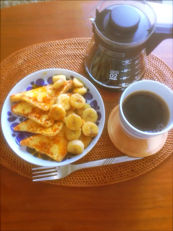 バナナフレンチトースト＊|わかさん