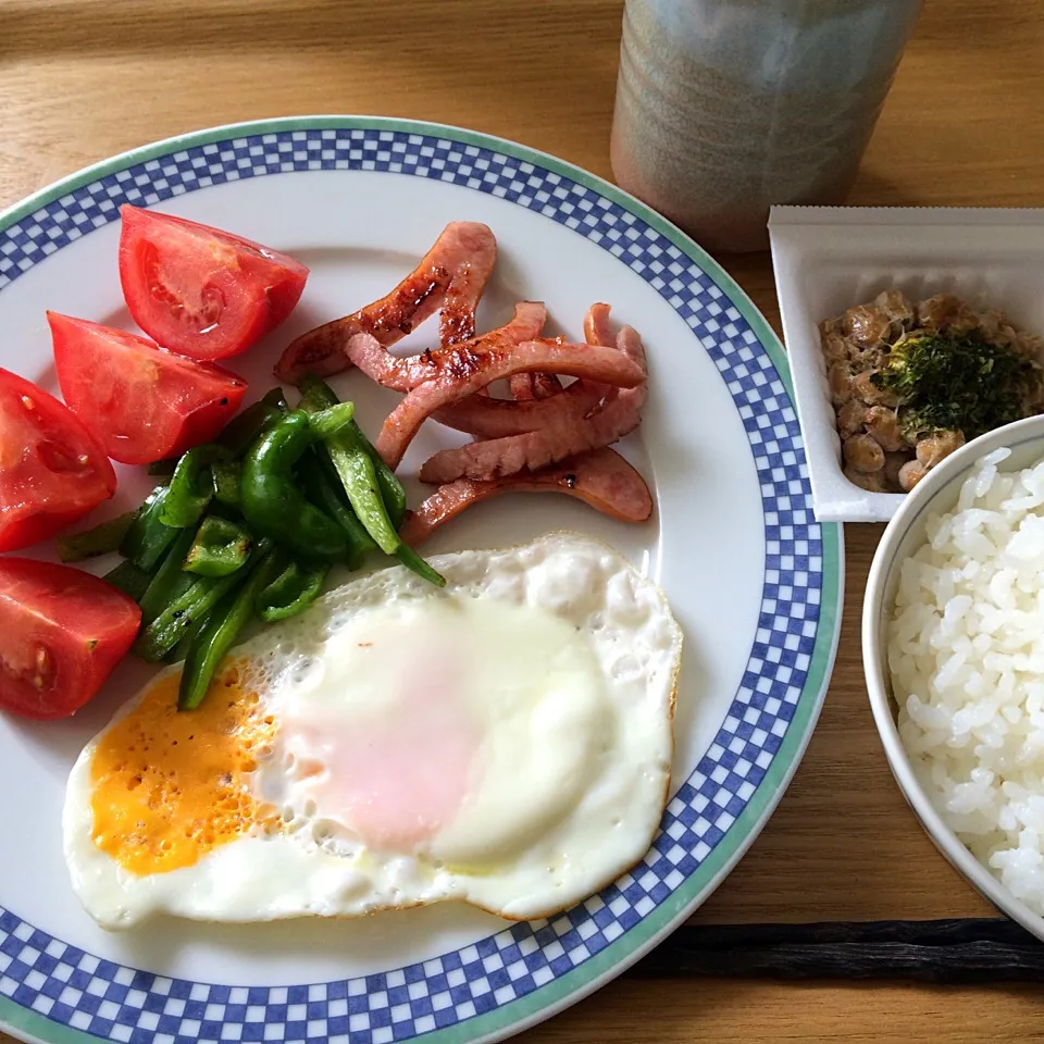 Snapdishの料理写真:4/12/2015 日曜の朝ごはん。|Jean Nobyさん