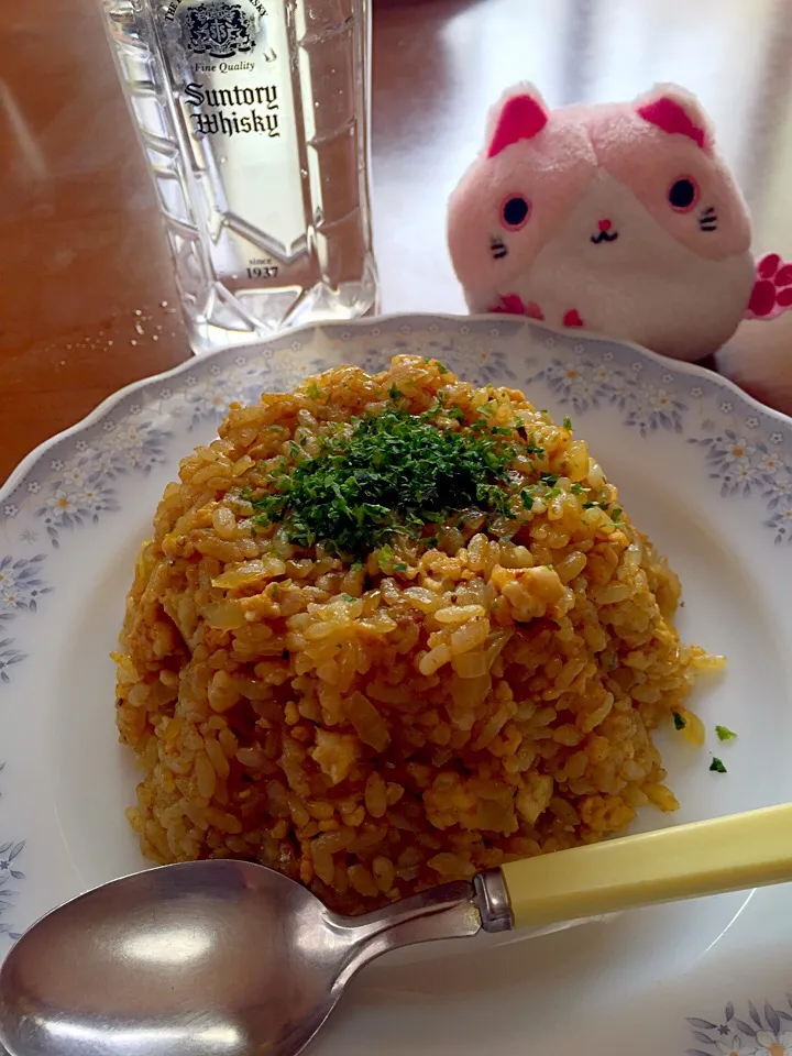 お昼まかない カレーチャーハン|cafebobさん