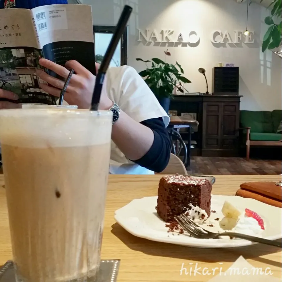 ナカオCafeデート♪ここのガトーショコラ美味しい~♥|ひかりママさん