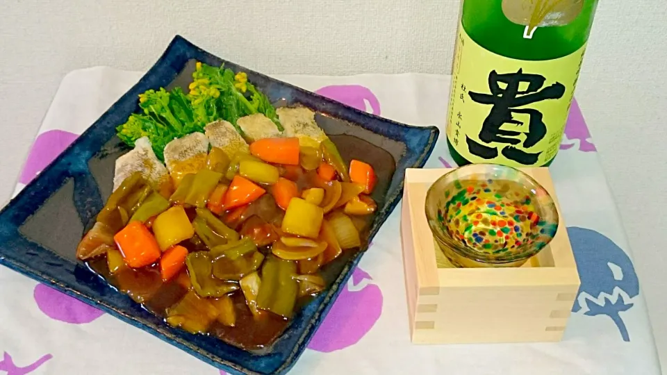 Snapdishの料理写真:鱈の野菜たっぷり甘酢餡掛け・貴|藤井裕之さん