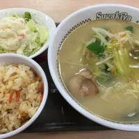 あんかけ野菜ラーメン、ポテトサラダセット|Takeshi Kimuraさん