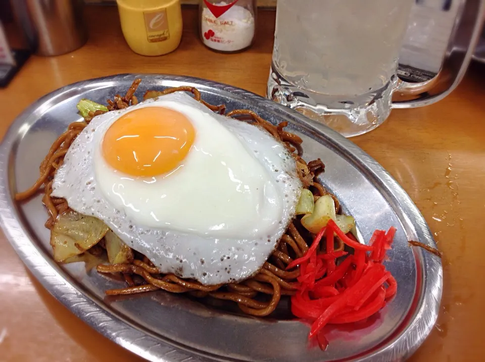 〆は福ちゃんで焼きそば😋|アライさんさん