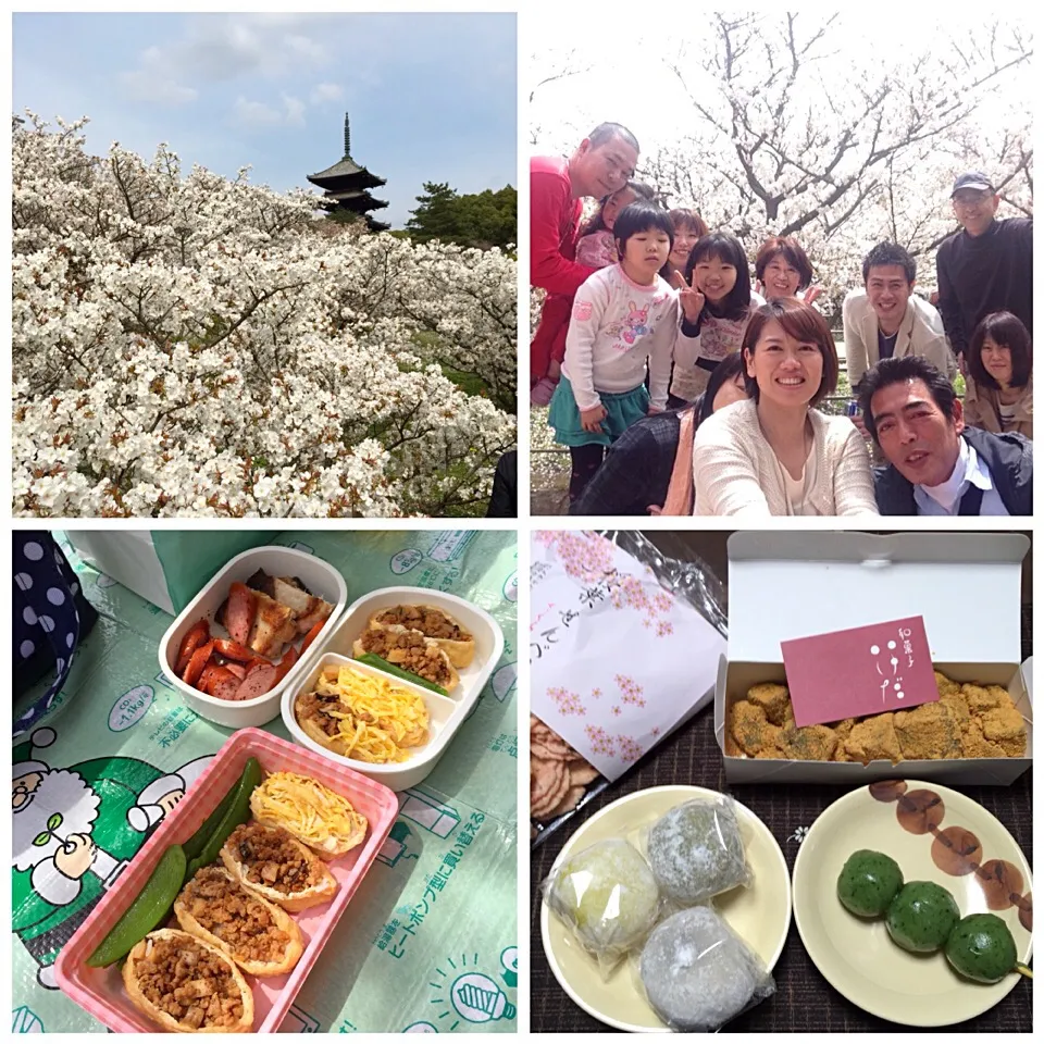 Snapdishの料理写真:仁和寺でお花見🌸 SD オフ会参加 天気も良くて最高でした〜👍|tachiさん