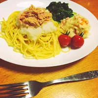 Snapdishの料理写真:ツナおろしパスタ🍝|いくちゃんさん