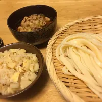 筍ごはん と 手打ちうどん|まさちさん