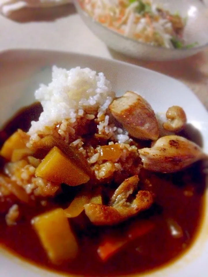 塩もみチキンのトマトカレー|あやにん食堂さん