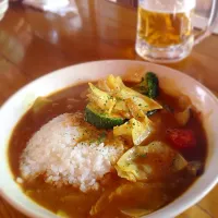 Snapdishの料理写真:川越にある古民家カフェパジャンガのベジタブルカレー。|Yuccaさん