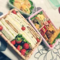 Snapdishの料理写真:お花見お弁当|みかちょさん