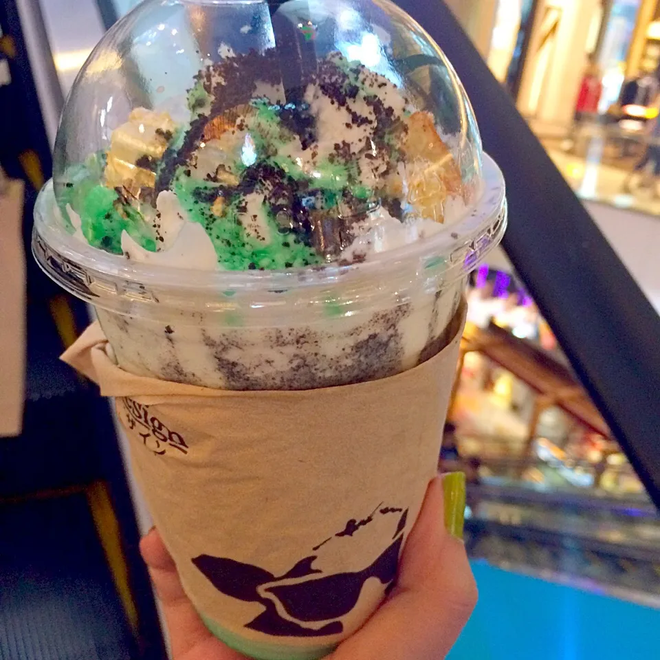 Oreo mint cheesecake frappé|Stamp P.さん