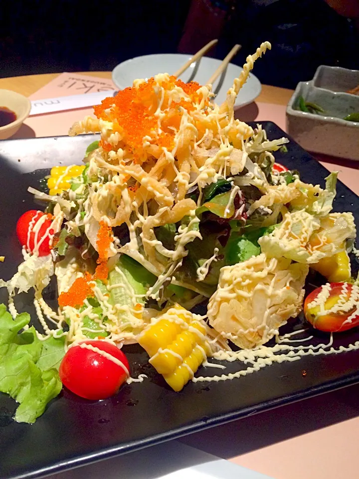 Crispy fish salad 🌿|Stamp P.さん