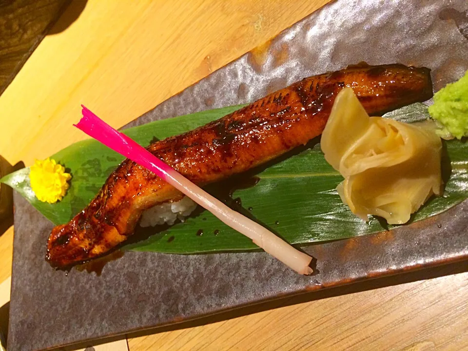 Snapdishの料理写真:Unagi sushi 🍘|Stamp P.さん