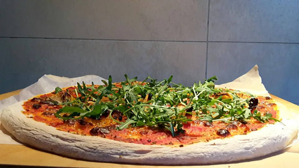 Pizza verdure miste e rucola|Mora Maurizioさん