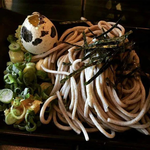 soba noodle with quail egg|CHUENCHAIさん