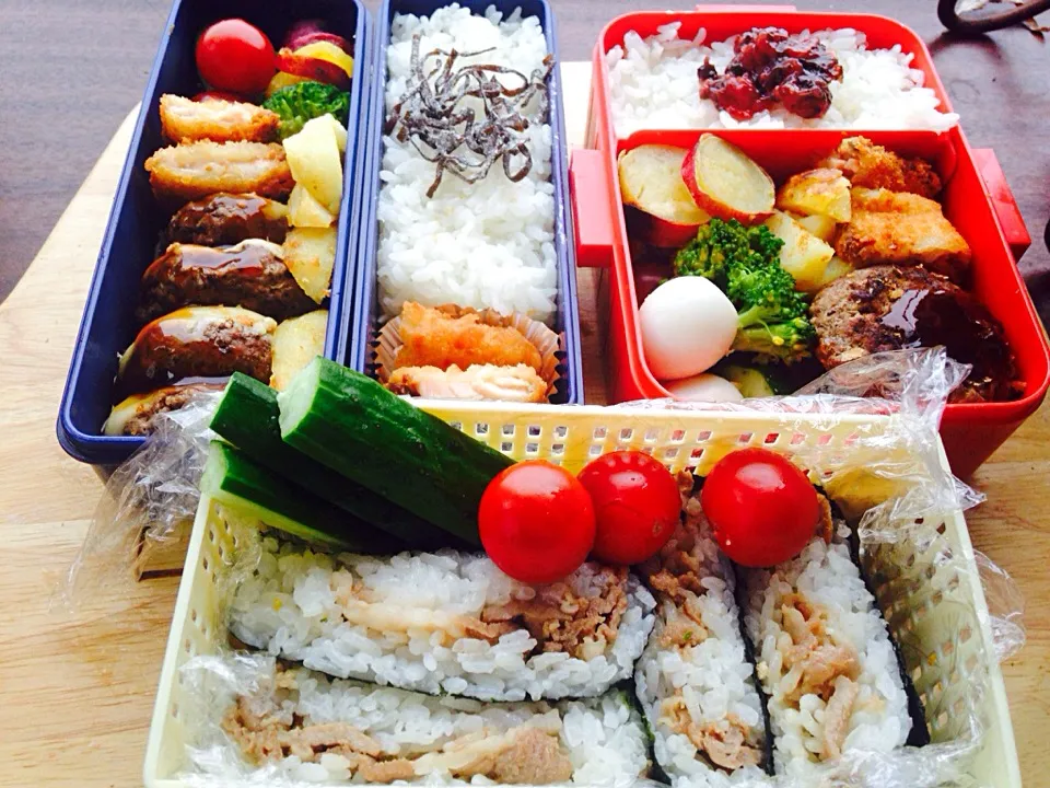 Snapdishの料理写真:Monday comes again.       Lunch and light meal for girls 13 April 2015|Yuriさん