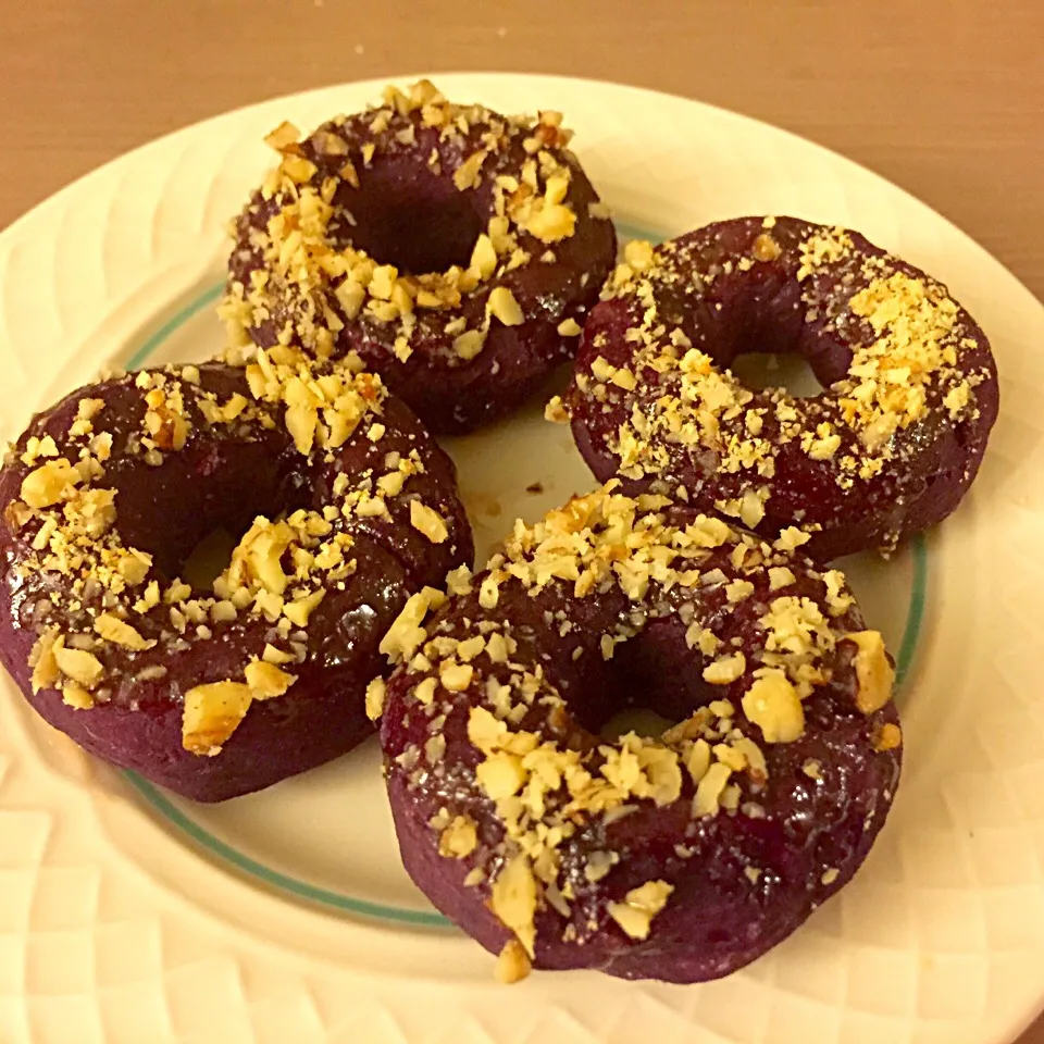 Purple Yam Doughnuts (Kuih Keria)|Anneさん