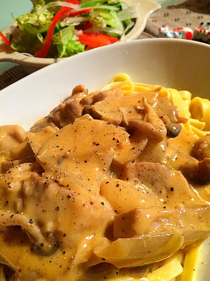 Snapdishの料理写真:Beef stroganoff|Nigelさん