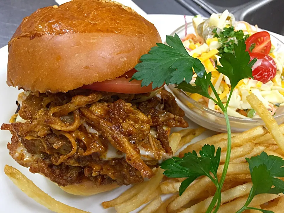 Pulled pork bbq burger|Michael Kohlさん