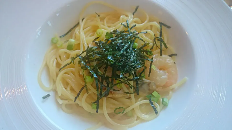 魚介とわさびのパスタ🎵|mika78さん