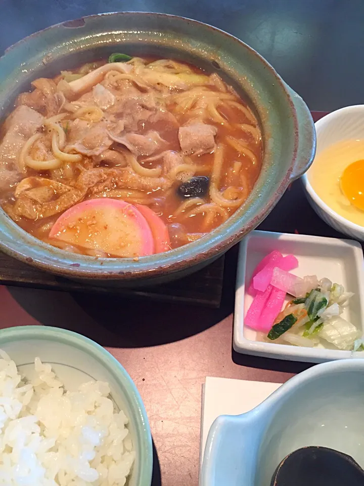 三州黒豚味噌煮込みうどん|あつしさん