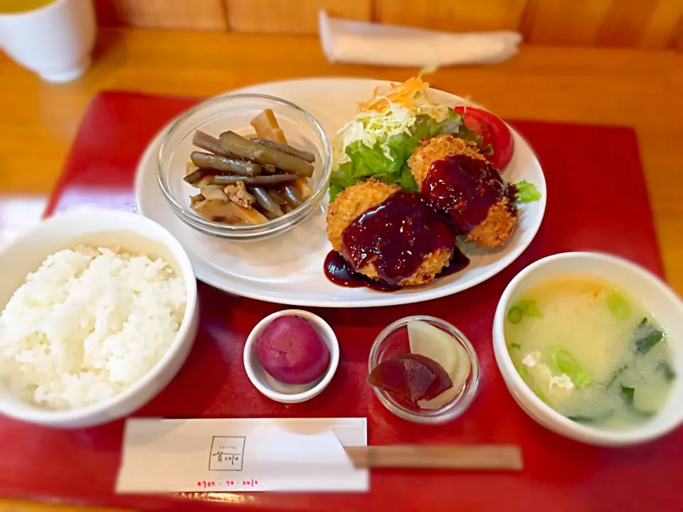 コロッケ定食|茶一郎さん